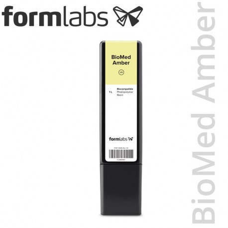 Formlabs Photopolymer Resin 1l Cartridge - BioMed Amber