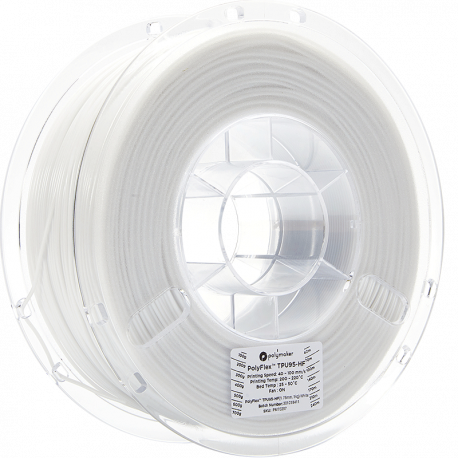Polymaker PolyFlex™ TPU95-HF 1,75mm 1000g Filament weiß