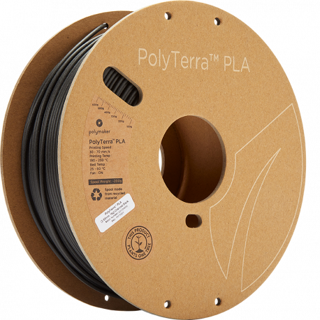 Polymaker PolyTerra™ PLA  2,85mm 1000g Filament schwarz
