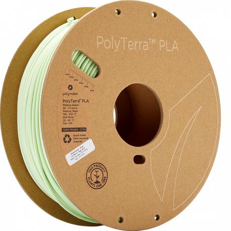 Polymaker PolyTerra™ PLA  2,85mm 1000g Filament mint grün
