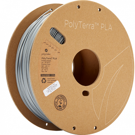 Polymaker PolyTerra™ PLA  1,75mm 1000g Filament grau