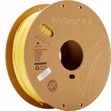 Polymaker PolyTerra™ PLA  1,75mm 1000g Filament Banana