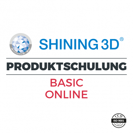 SHINING 3D Produktschulung - Basic Online