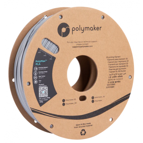 Polymaker PolyMax™ Tough PLA 2,85mm 750g Filament Grey
