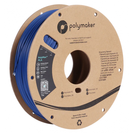 Polymaker PolyMax™ Tough PLA 1,75mm 750g Filament Blue