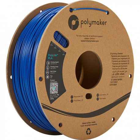 Polymaker PolyLite™ PETG 2,85mm 1000g Filament Blau